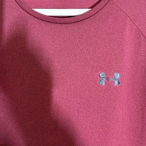 Under Armour Raspberry Crew Neck Top